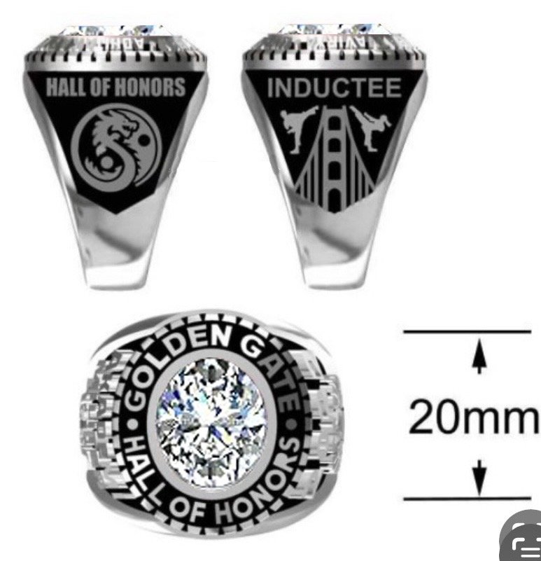Hall of Honors Rings - Clear stone